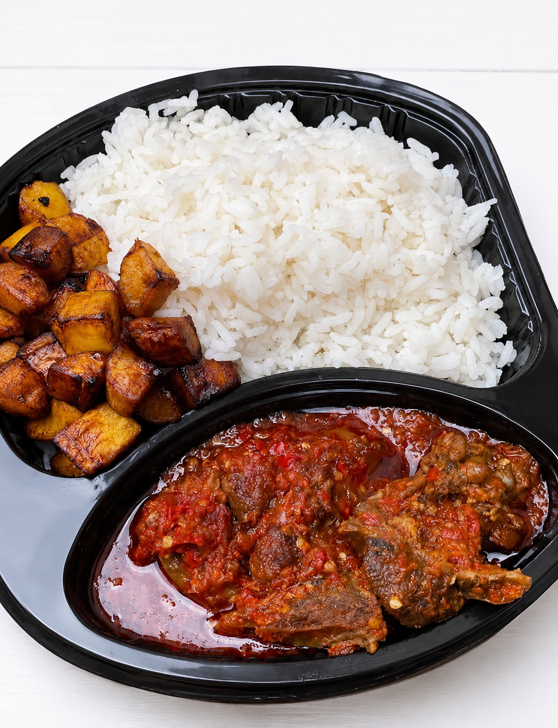 White Rice & Sauce 1