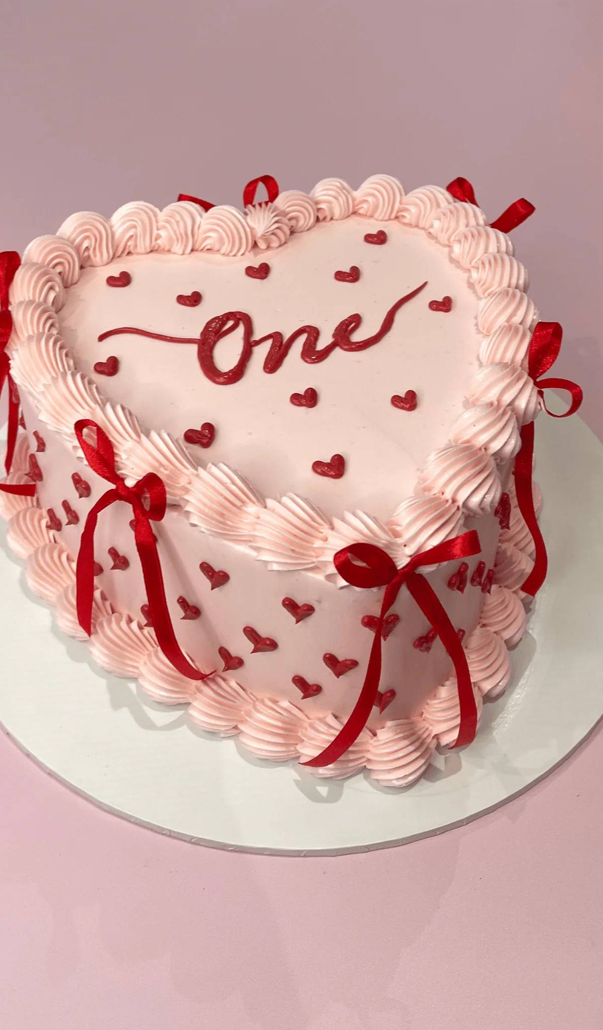 Heart Pipped Cakes 2